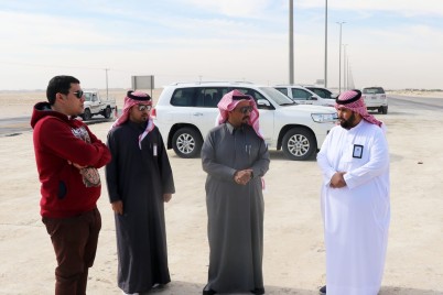 رئيس بلدية النعيرية يتفقد المشاريع التنموية في المحافظة