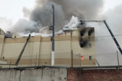 مصرع 3 أشخاص فى حريق بمستشفى وسط روسيا