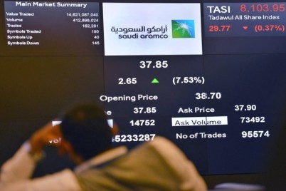 " الأسهم السعودية "  تسجل أكبر تراجع في شهرين