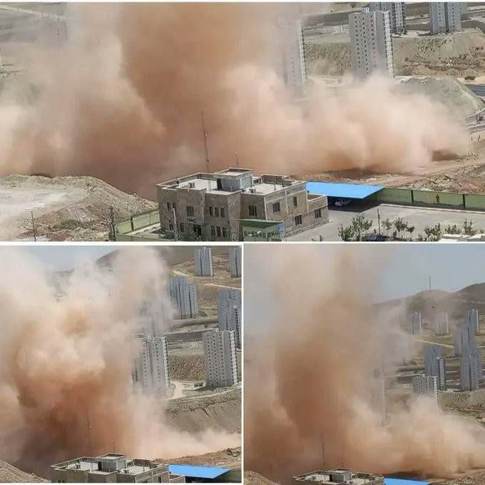 عاجل .. أنباء عن انفجار ضخم بمنشأة بارشين النووية الإيرانية