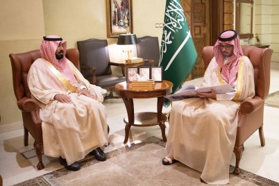 سمو محافظ جدة يستقبل مدير عام الأحوال المدنية بمنطقة مكة المكرمة
