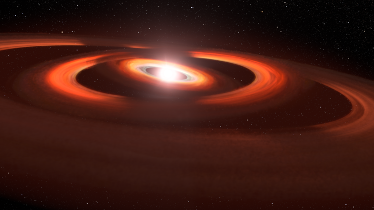 Astronomers Find Evidence of Two Planets Forming in Young Star System