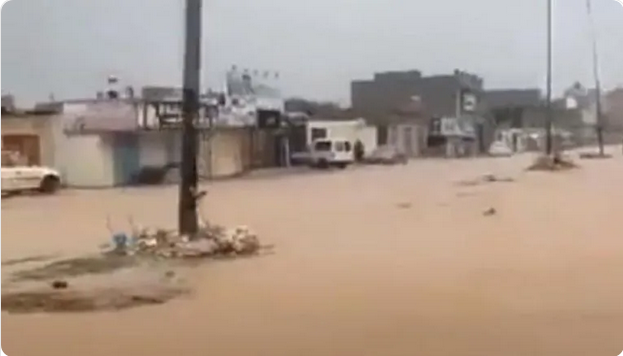 العاصفة دانيال.. سيول وفيضانات قوية تجتاح ليبيا
